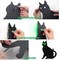 6 Pcs Black Cat Halloween Decor Yard Signs with Stakes, Halloween Decorations Outdoor with LED Eyes Glow in The Dark, Scary Silhouette Waterproof Yard Lawn Garden Halloween Decor